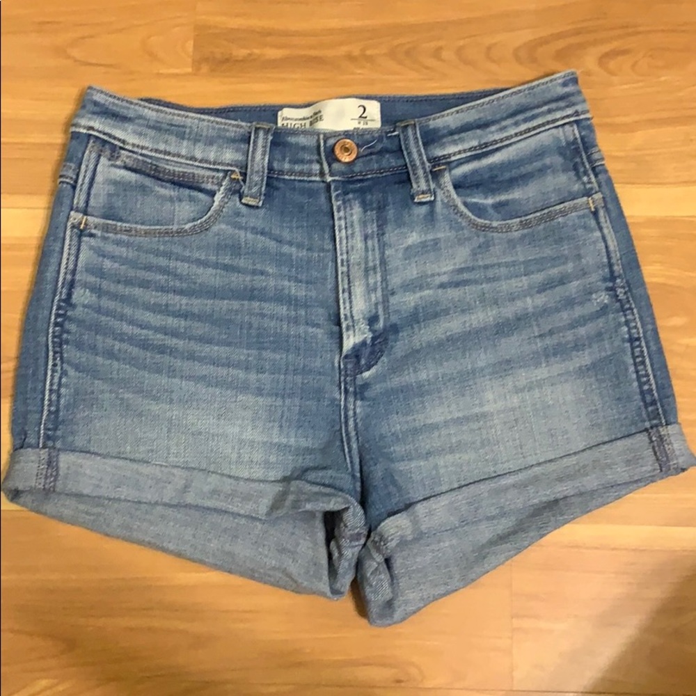 Denim shorts